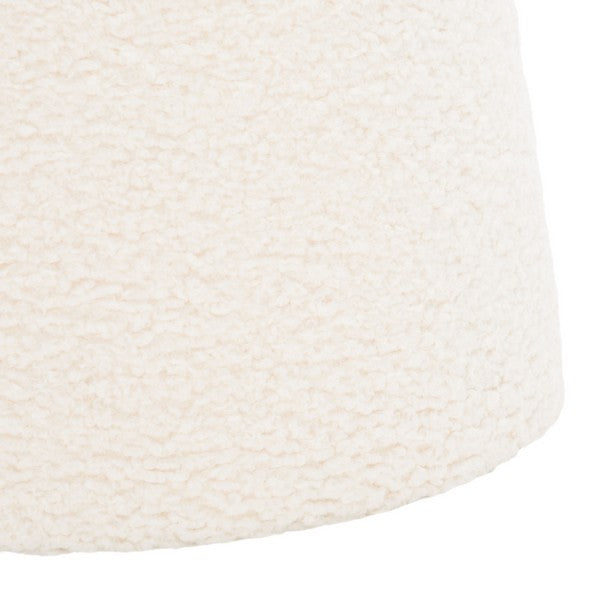 Safavieh Ellerose Ottoman - Ivory | Ottomans | Modishstore - 5