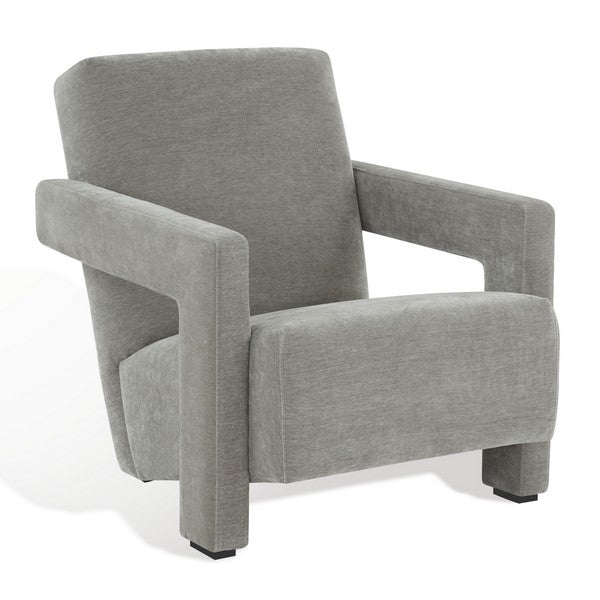 Safavieh Taylor Modern Velvet Acc Chair - Gray | Accent Chairs | Modishstore - 5