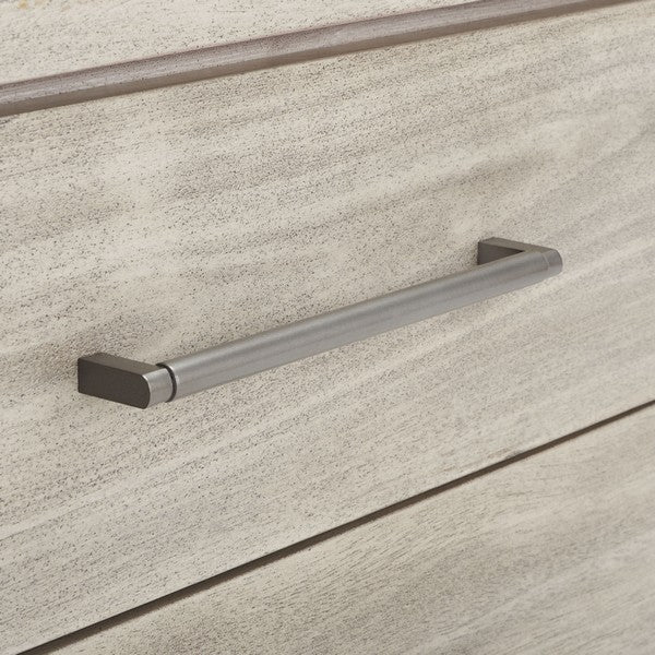 Safavieh Rosey 3 Drawer Wood Nightstand - Light Gray | Nightstands | Modishstore - 5