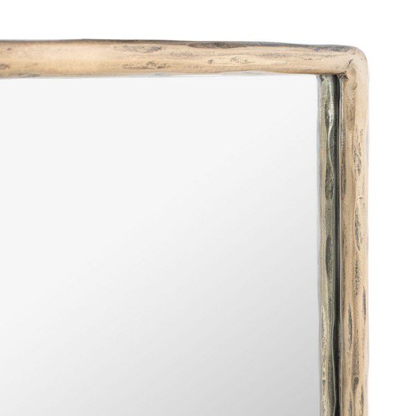 Safavieh Trish Large Rectangle Mirror - Brass | Mirrors | Modishstore - 4