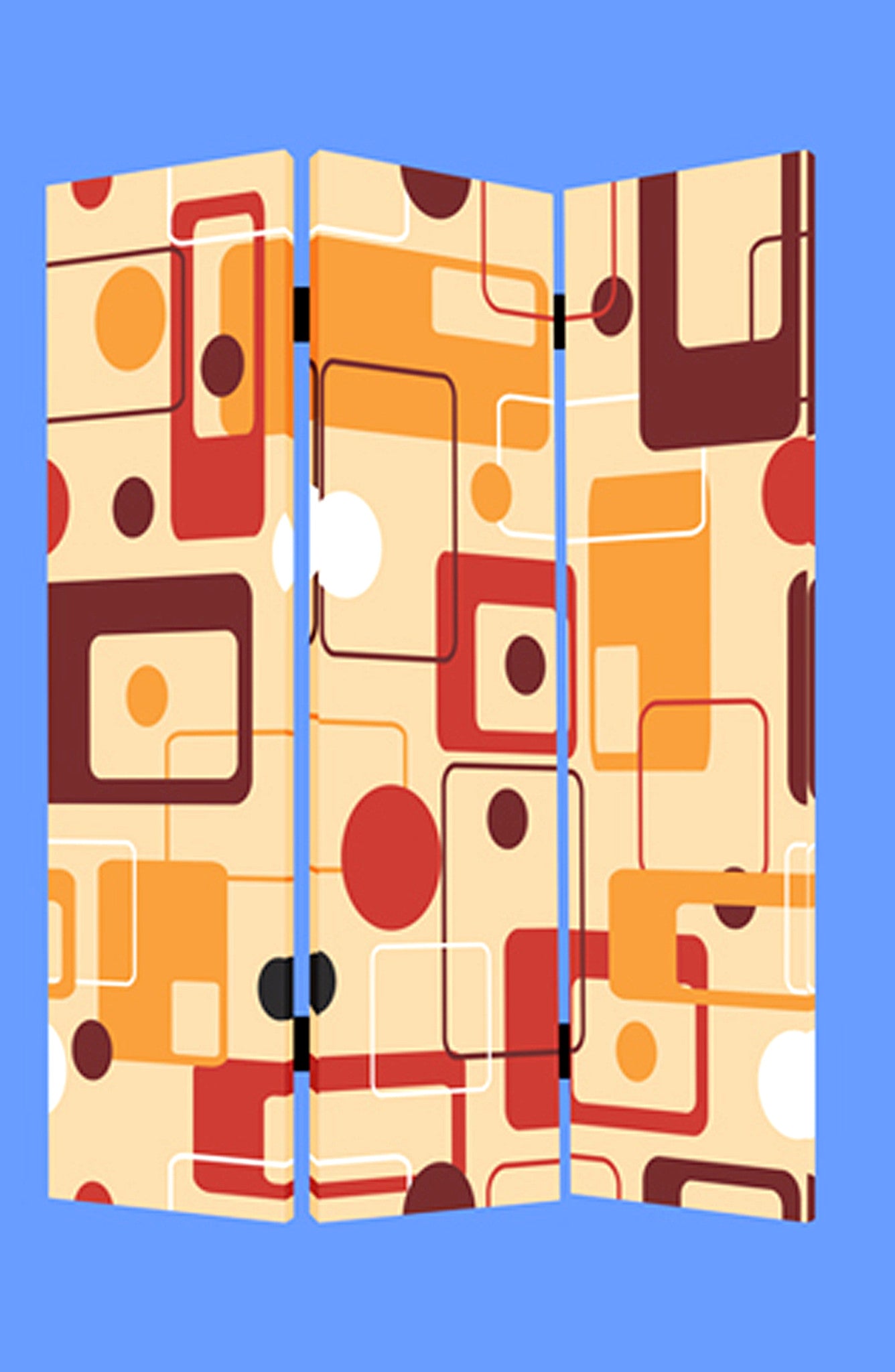 Screen Gems Deep Saffron - SG-132 | Room Divider | Modishstore-2