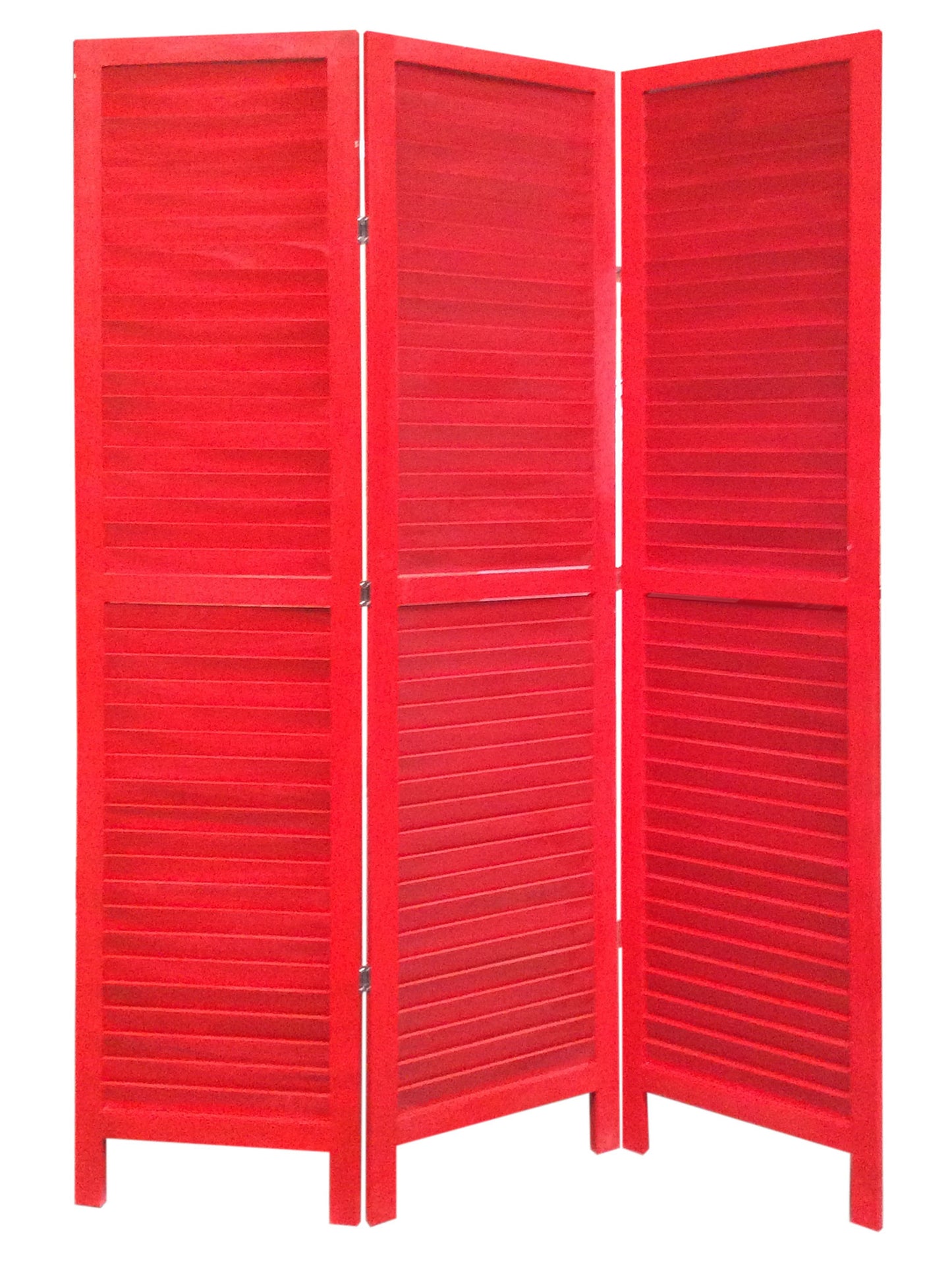 Screen Gems Shutter Screen - Red | Room Divider | Modishstore