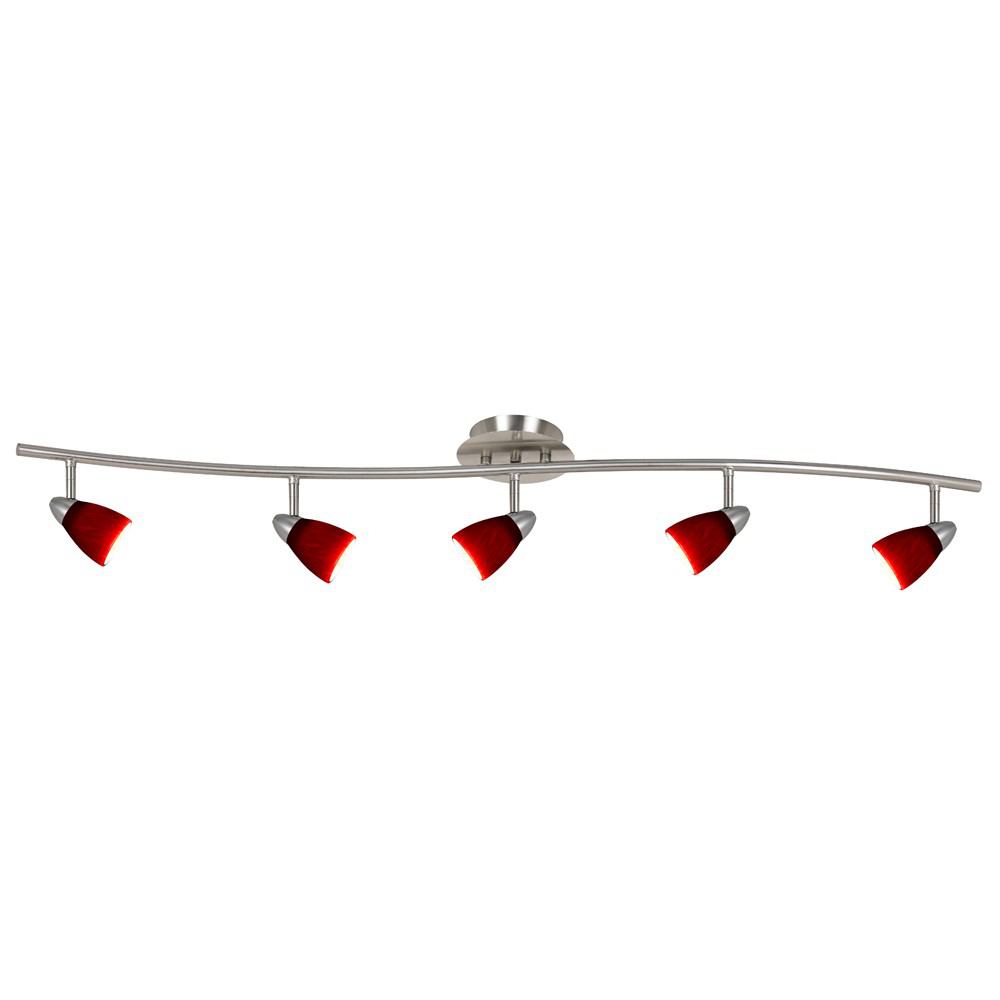 Cal Lighting SL-954-5-BSBRED 5 Light Orbit Light 120V Fixture Body Only | Modishstore | Ceiling Lamps
