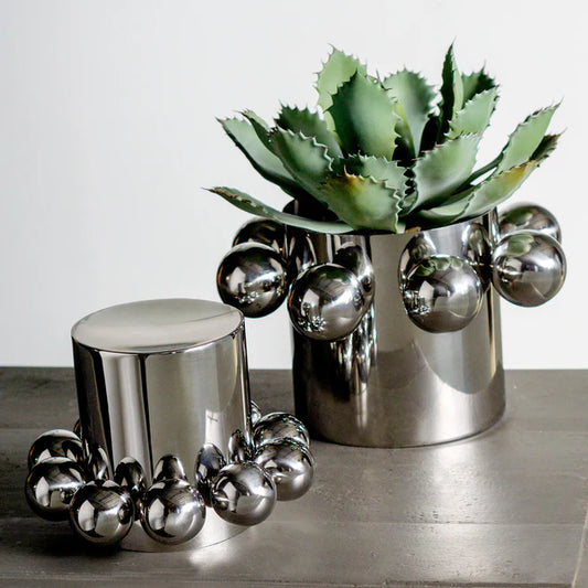 Orbis 12"OD Vase/ Planter/ Scu By Gold Leaf Design Group | Planters, Troughs & Cachepots |  Modishstore