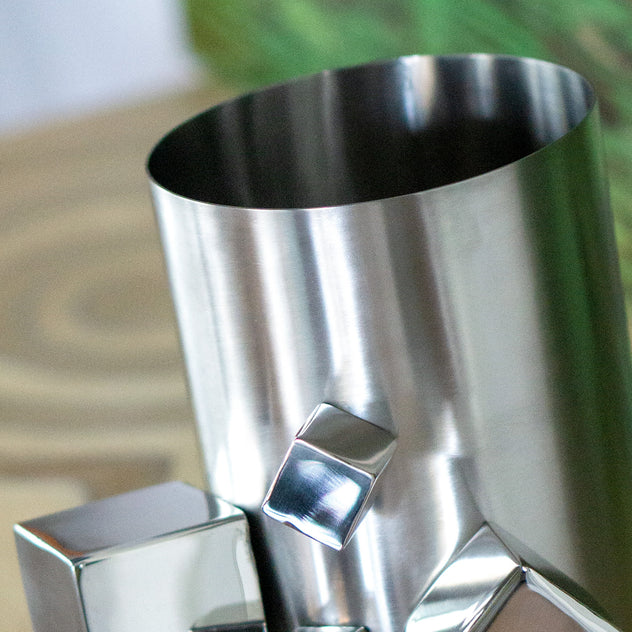 Cubus 8"H Vase Sculpture By Gold Leaf Design Group | Vases | Modishstore - 9