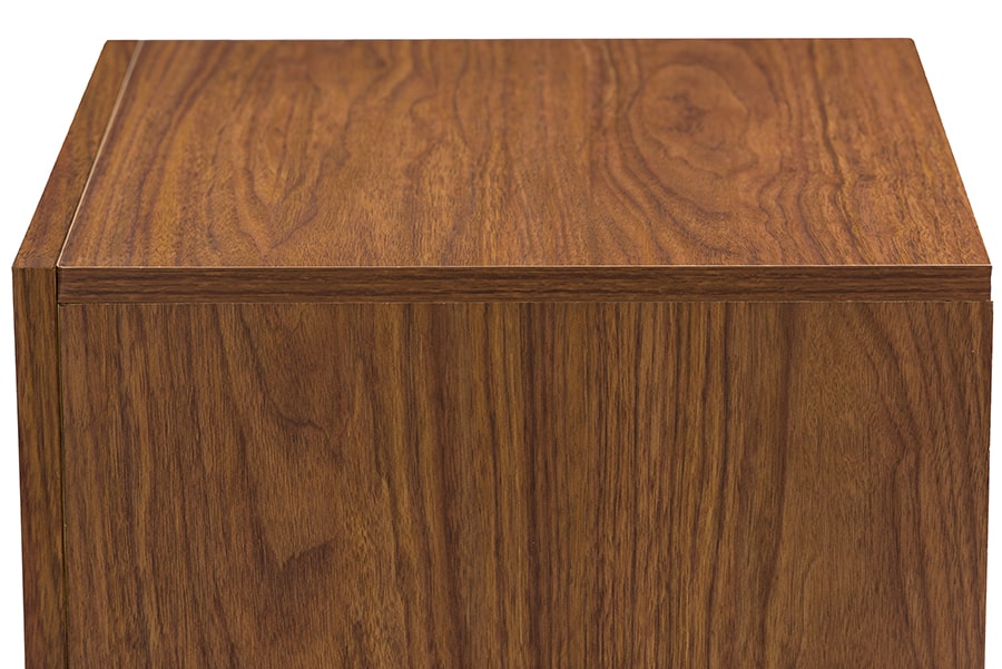 baxton studio warwick two tone walnut and white modern accent table and nightstand | Modish Furniture Store-6