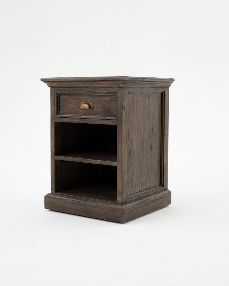 Bedside Table with Shelves By Novasolo - T764BW | Nightstands | Modishstore - 7