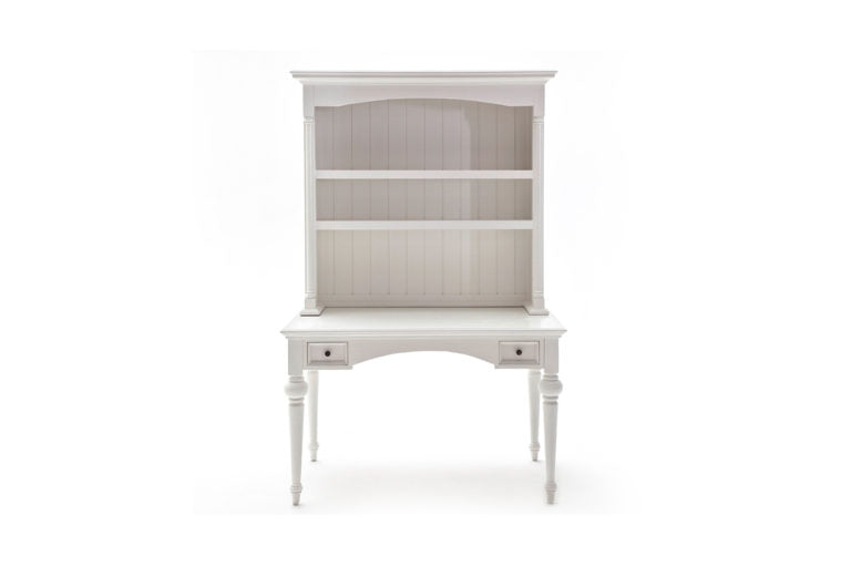 Secretary Desk with Hutch By Novasolo - T771 | Desks | Modishstore - 9