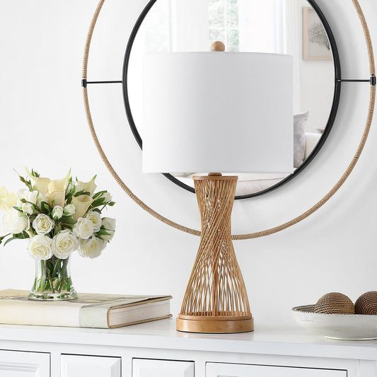 Safavieh Magnus Bamboo Table Lamp - Natural | Table Lamps | Modishstore