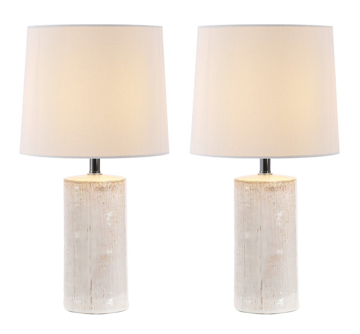Safavieh Jonie Ceramic Table Lamp Set Of 2 - Ivory | Table Lamps | Modishstore - 3