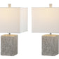 Safavieh Jaxon Ceramic Table Lamp Set Of 2 - Grey | Table Lamps | Modishstore - 3
