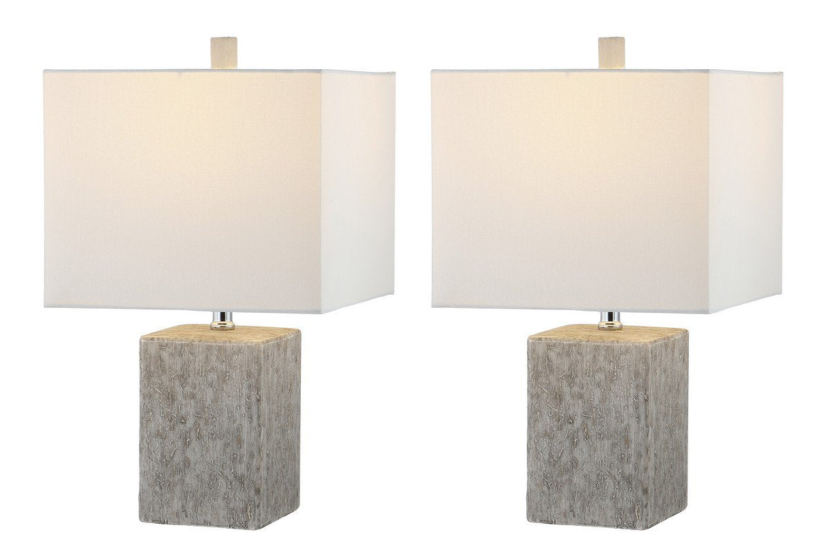Safavieh Jaxon Ceramic Table Lamp Set Of 2 - Grey | Table Lamps | Modishstore - 3