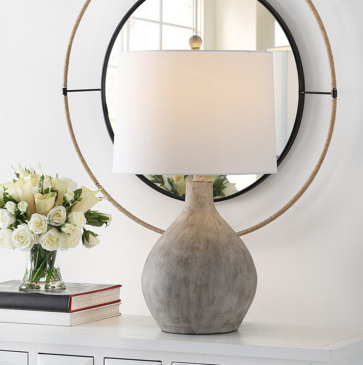 Safavieh Tolen Table Lamp - Grey | Table Lamps | Modishstore - 3