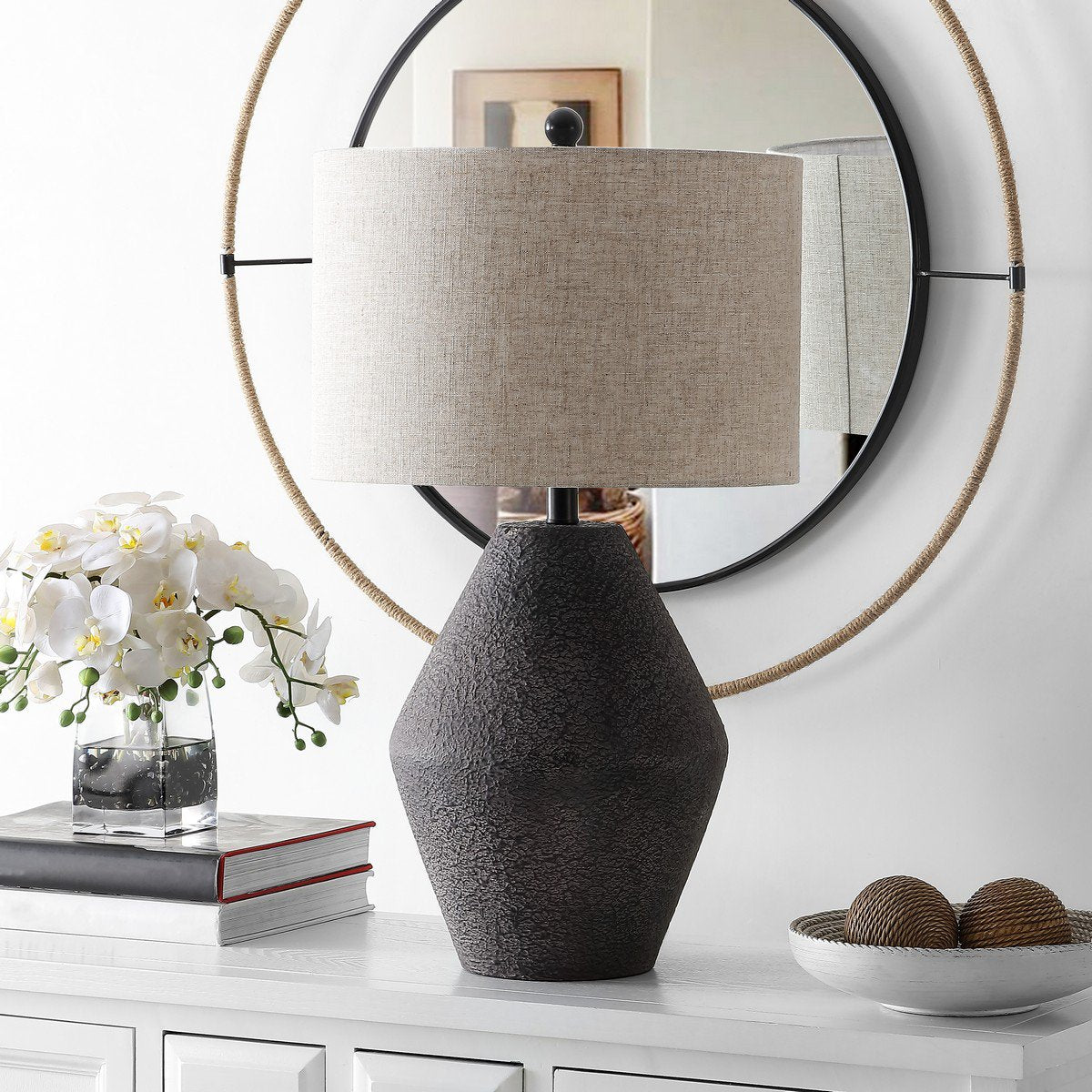 Safavieh Ersta Table Lamp - Brown | Table Lamps | Modishstore - 3