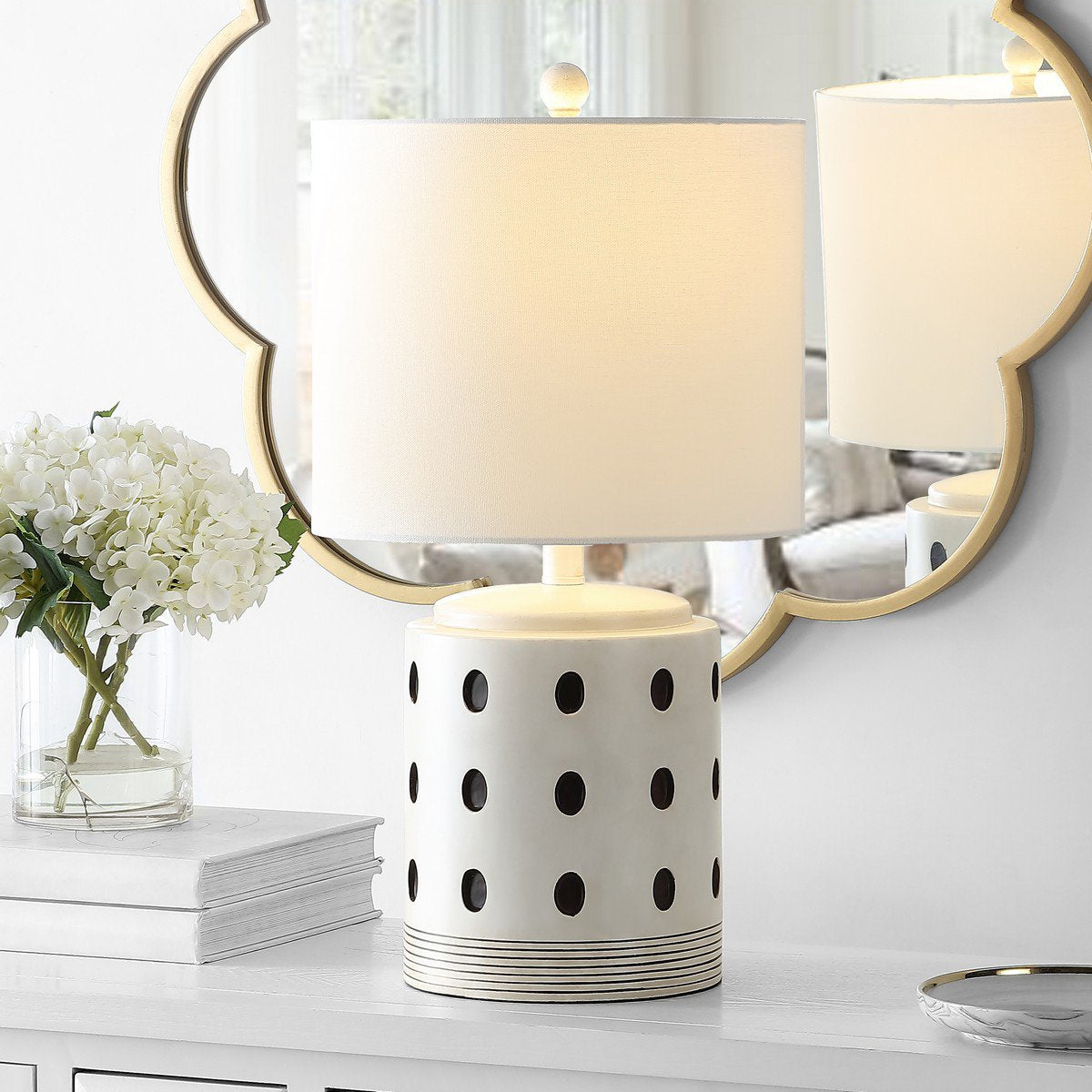 Safavieh Lenis Table Lamp - Cream | Table Lamps | Modishstore - 3