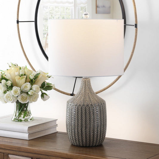 Safavieh Secia Table Lamp - Grey | Table Lamps | Modishstore