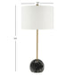 Safavieh Kyrene Table Lamp - Black Marble | Table Lamps | Modishstore - 3
