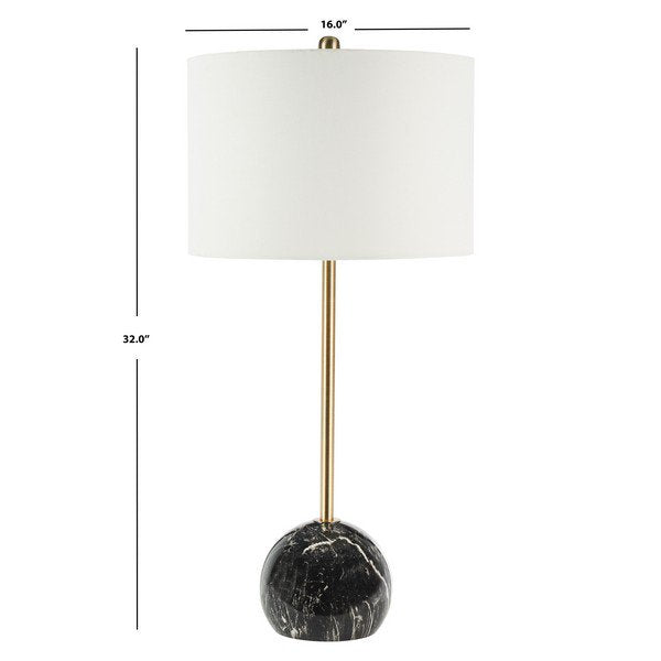 Safavieh Kyrene Table Lamp - Black Marble | Table Lamps | Modishstore - 3
