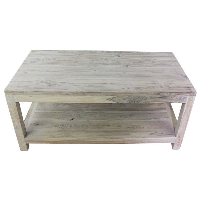 Haussmann Teak Coffee Table W/Shelf 40" L | Coffee Tables | Modishstore-10
