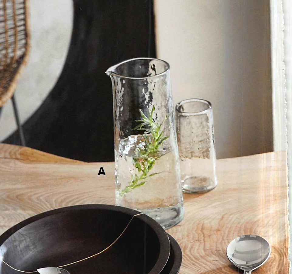 Roost Hammered Finish Pitchers - Set Of 2