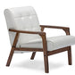 baxton studio baxton studio mid century masterpieces club chair white | Modish Furniture Store-2