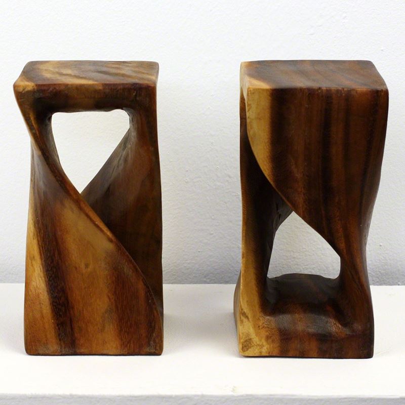 Haussmann Mini, Twist Stool 4" Sq - Set of 2 | Stools & Benches | Modishstore-4