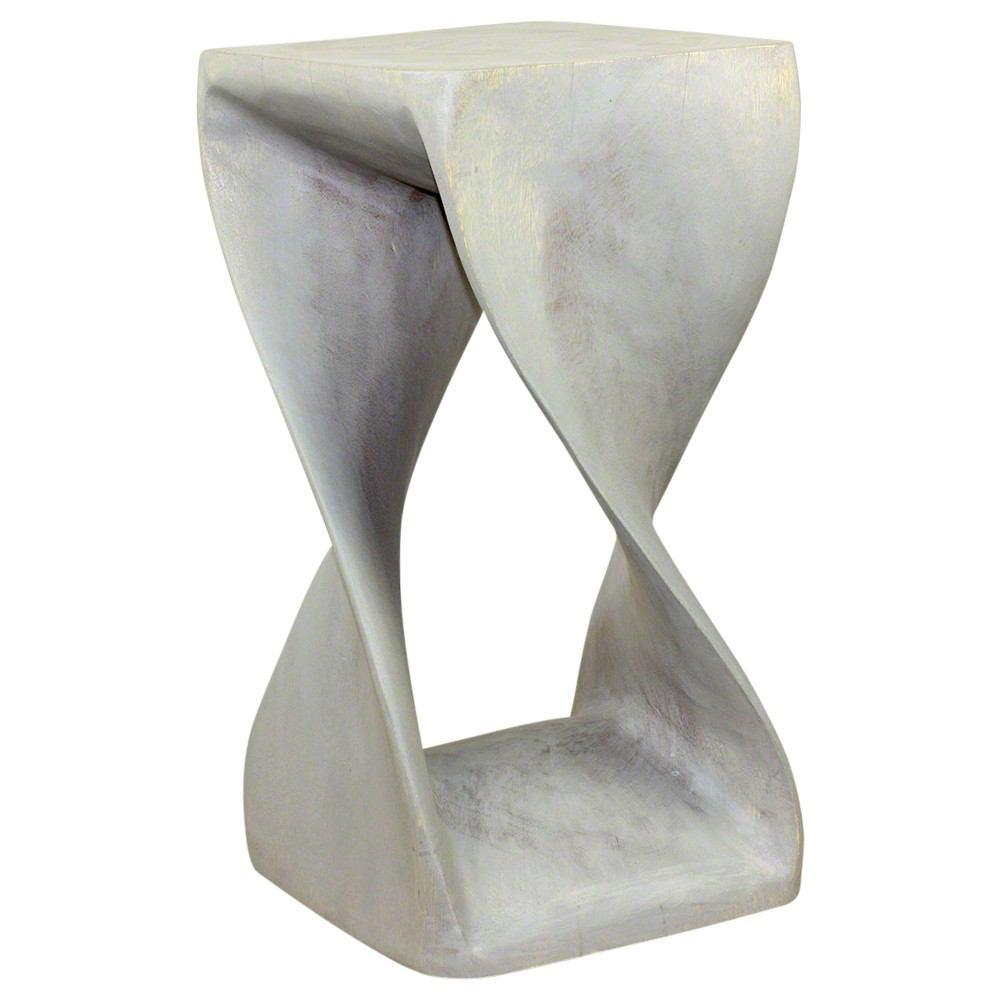 Strata Furniture Twist End Table 12" x 23" - 2