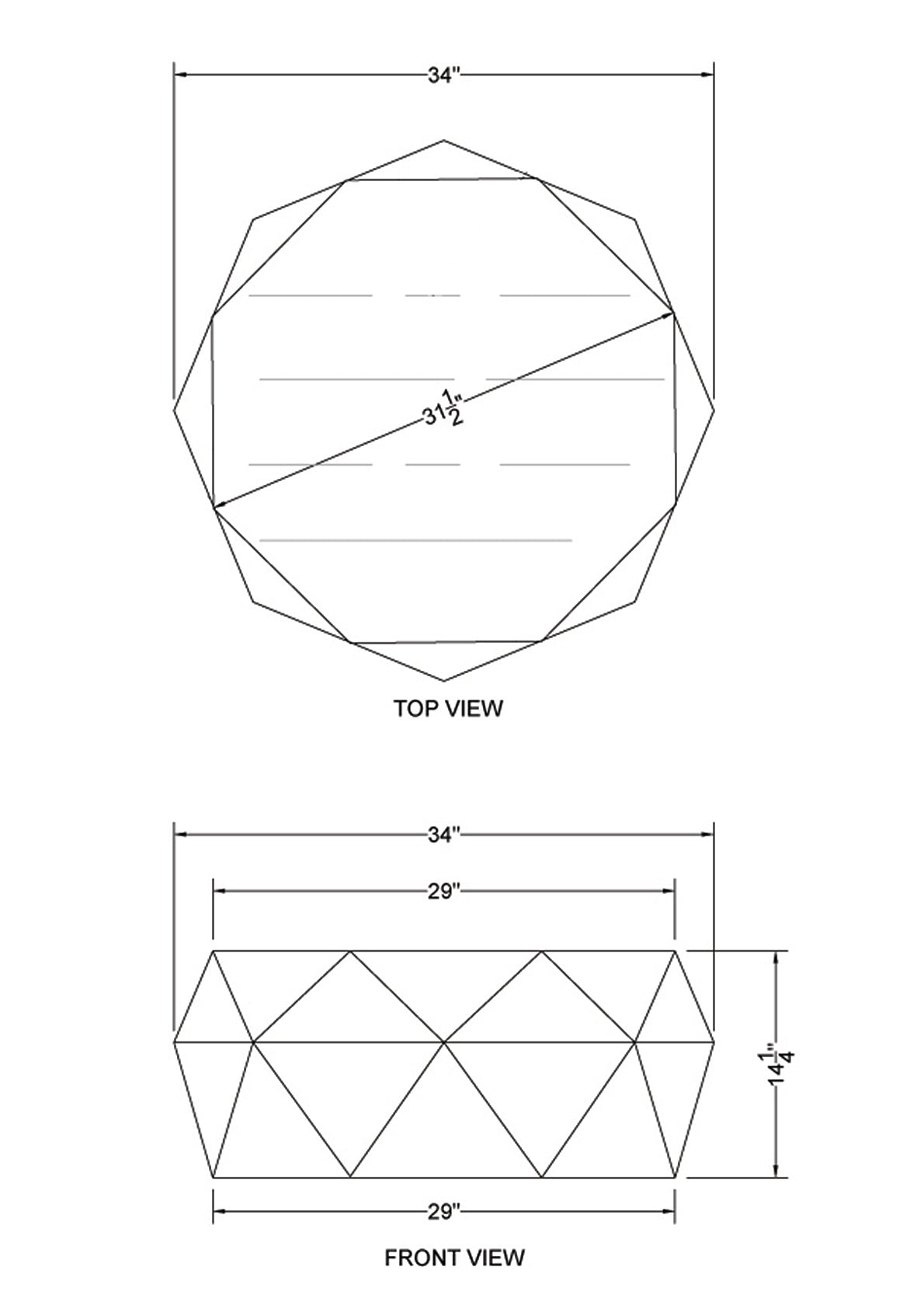 Diamond Shape Acacia Wood Coffee Table With Smooth Top, Dark Brown By Benzara | Coffee Tables | Modishstore - 8