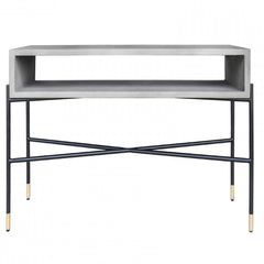 Vig Furniture Modrest Walker Modern Concrete & Metal Console Table