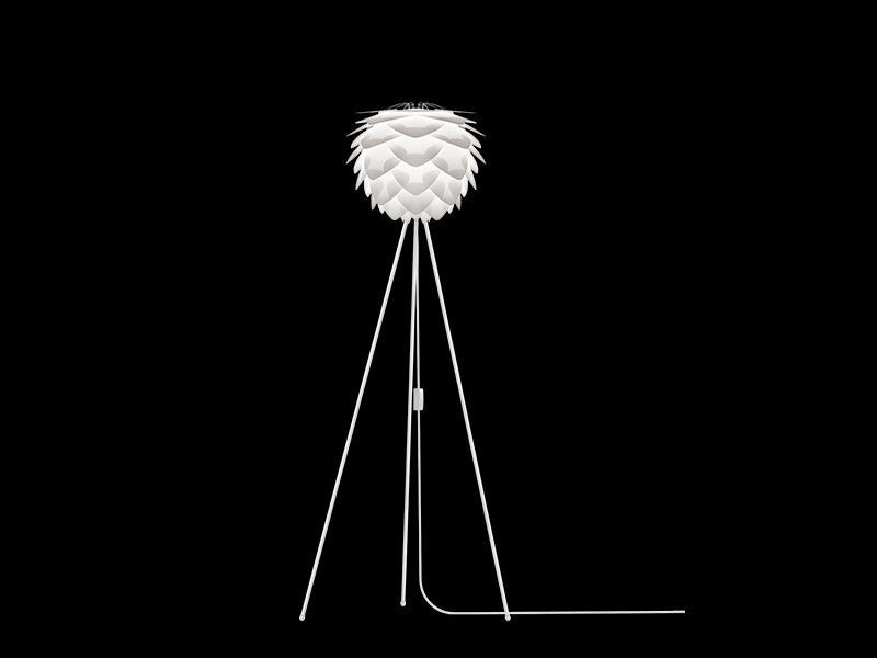 Vita Silvia Mini White Floor Lamp | Floor Lamps | Modishstore - 1