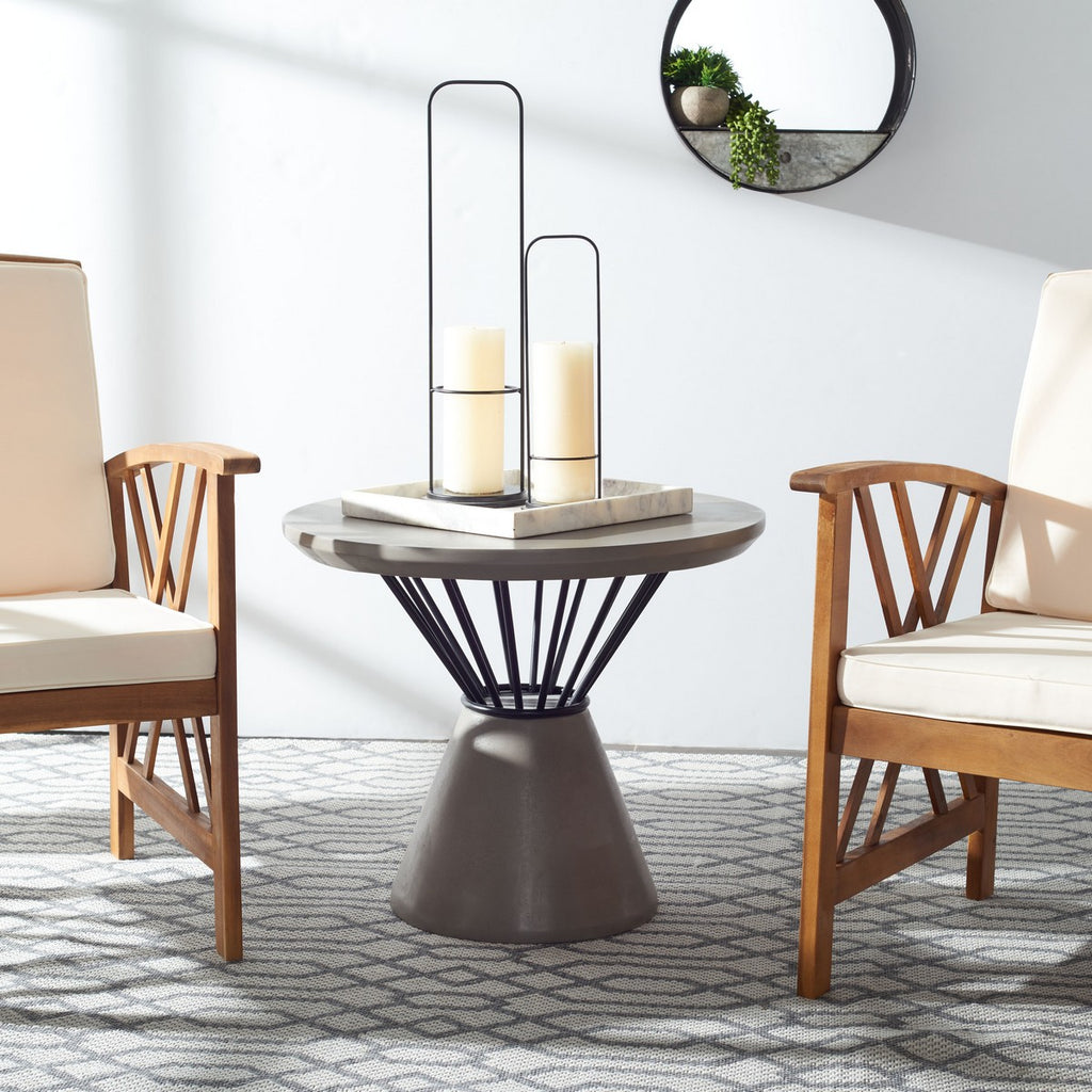 Safavieh Darien Concrete Coffee Table | Outdoor Tables |  Modishstore  - 2