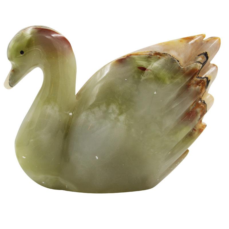Onyx Swan figurine | ModishStore | Minerals and Stones | AL2006 -2