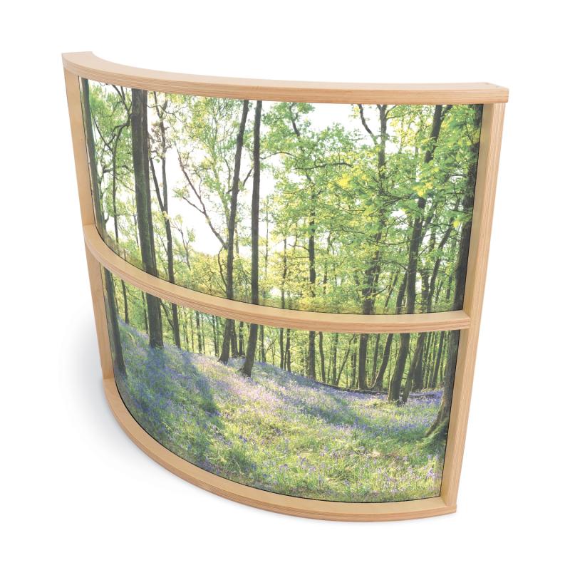 Nature View Curved Divider Panel 36H - WB0609 | Kids Collection | Modishstore-3