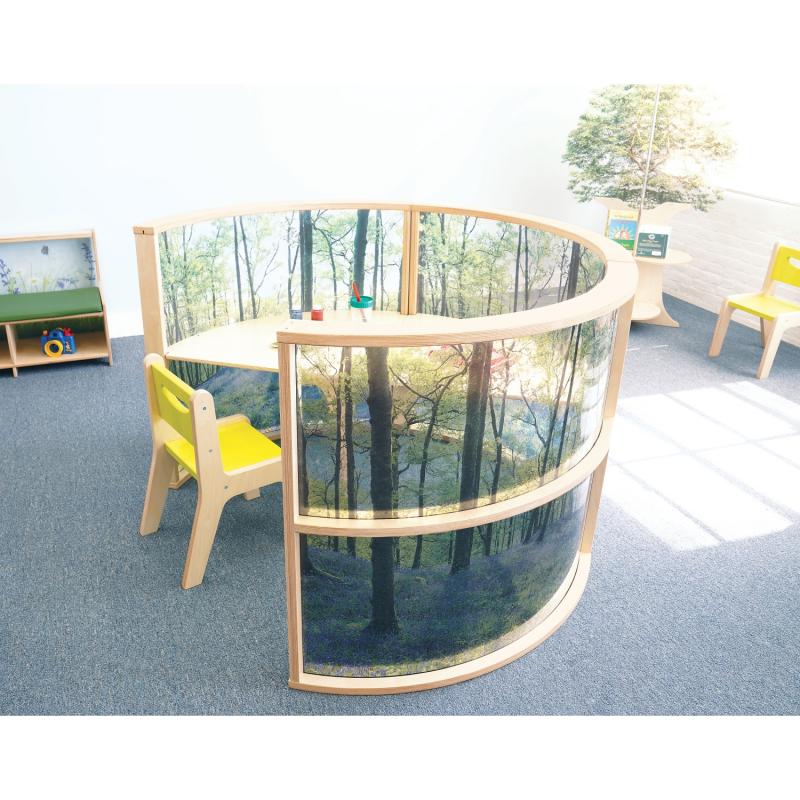 Nature View Curved Divider Panel 36H - WB0609 | Kids Collection | Modishstore-2
