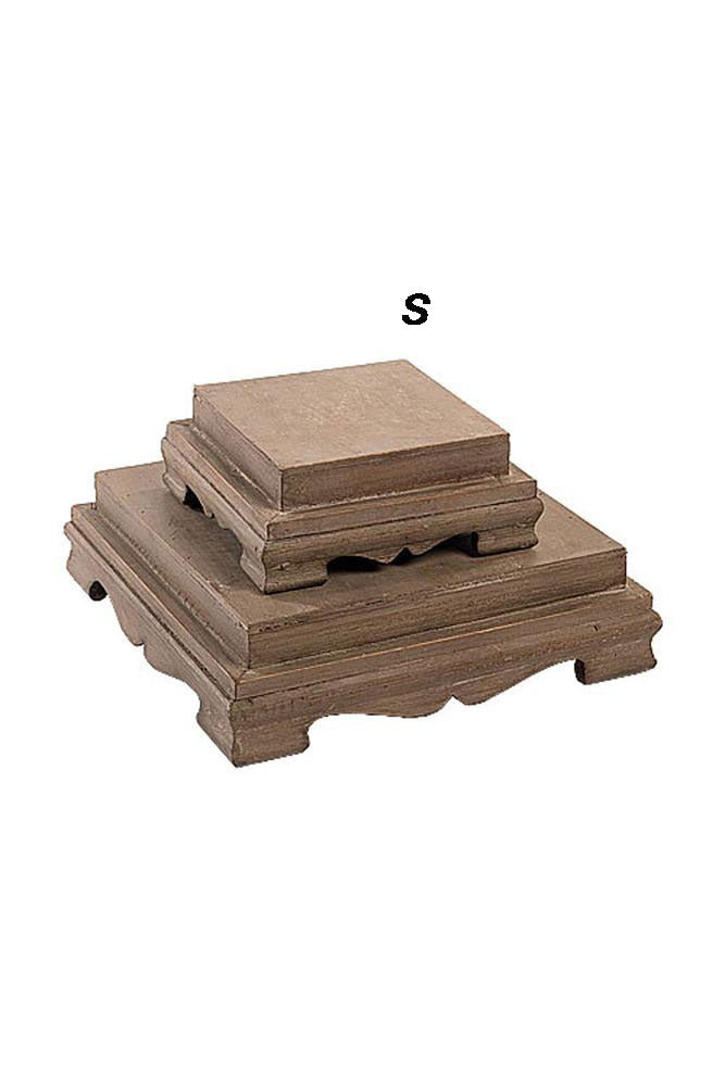 Vagabond Vintage Wooden Display Square Riser | Modishstore | Home Accents-2
