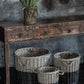 Vagabond Vintage Willow Dipped Black Basket - Set of 3 | Modishstore | Bins, Baskets & Buckets-2