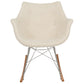 LeisureMod Willow Twill Fabric Eiffel Rocking Chair | Rocking Chairs | Modishstore