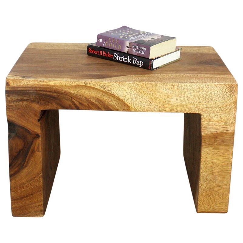Haussmann Waterfall Table 24" - Walnut | End Tables | Modishstore-4