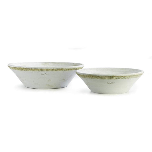 Wakefield Handmade Farnham Low Bowls #12& #20, Set of 2 By Napa Home & Garden | Decorative Bowls | Modishstore