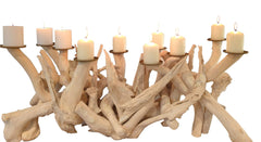 Driftwood 10 Candle Candelabra