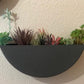 Wall Planters- Zinc Indoor/Outdoor Planters-Circle & Semi Circle by Artisan Living | ModishStore | Planters, Troughs & Cachepots-12