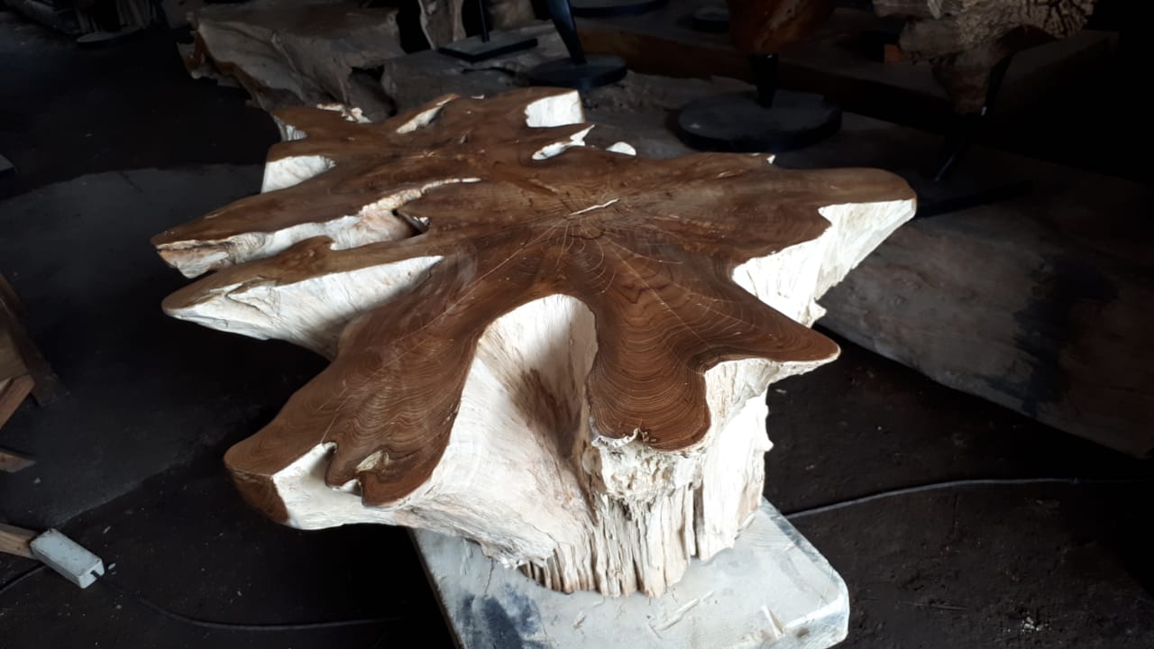 Teak Root Table Base- 62in x 37in x19.6 in | Coffee Tables Base | Modishstore-4