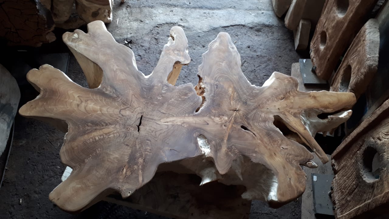 Teak Root Table Base- 62in x 37in x19.6 in | Coffee Tables Base | Modishstore-5