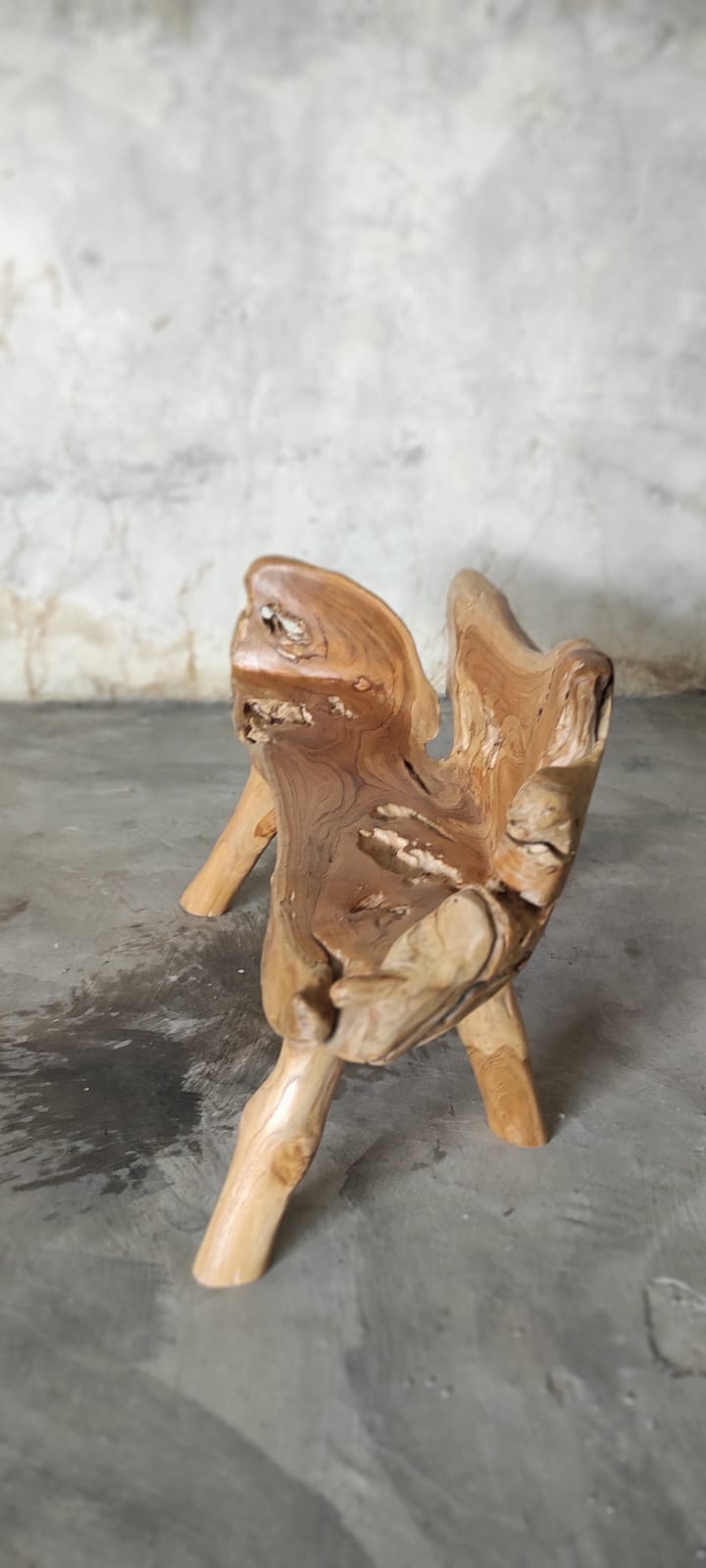 Habini Teak Root Live Edge Bench- ALF2001 | Outdoor Stools & Benches | Modishstore-2