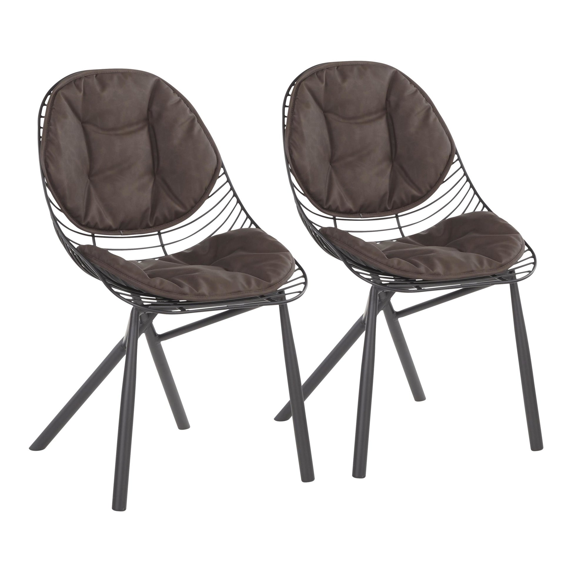 LumiSource Wired Chair - Set of 2 | Modishstore | Dining Chairs - 8