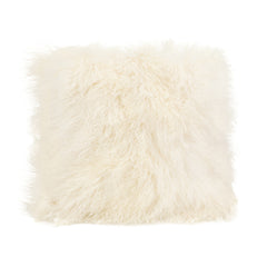 Lamb Fur Pillow Large  Cream By Moe's Home Collection