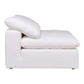 CLAY SLIPPER CHAIR LIVESMART FABRIC WHITE | Modishstore | Lounge Chairs-3