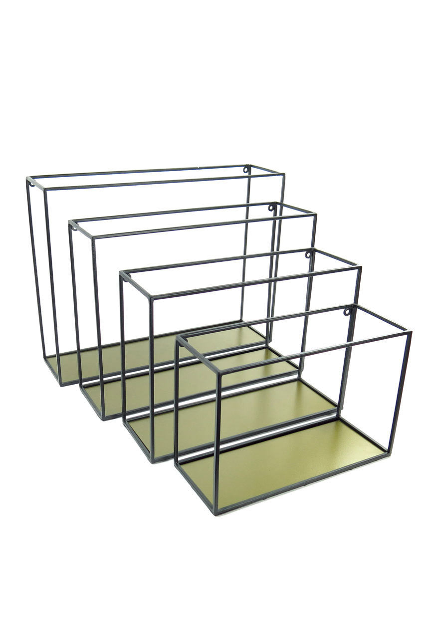 Vagabond Vintage Nesting Wall Shelves - Set of 4 | Modishstore | Wall Shelf-2