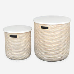 Sedona Storage Rattan Baskets-set/2 by Jeffan
