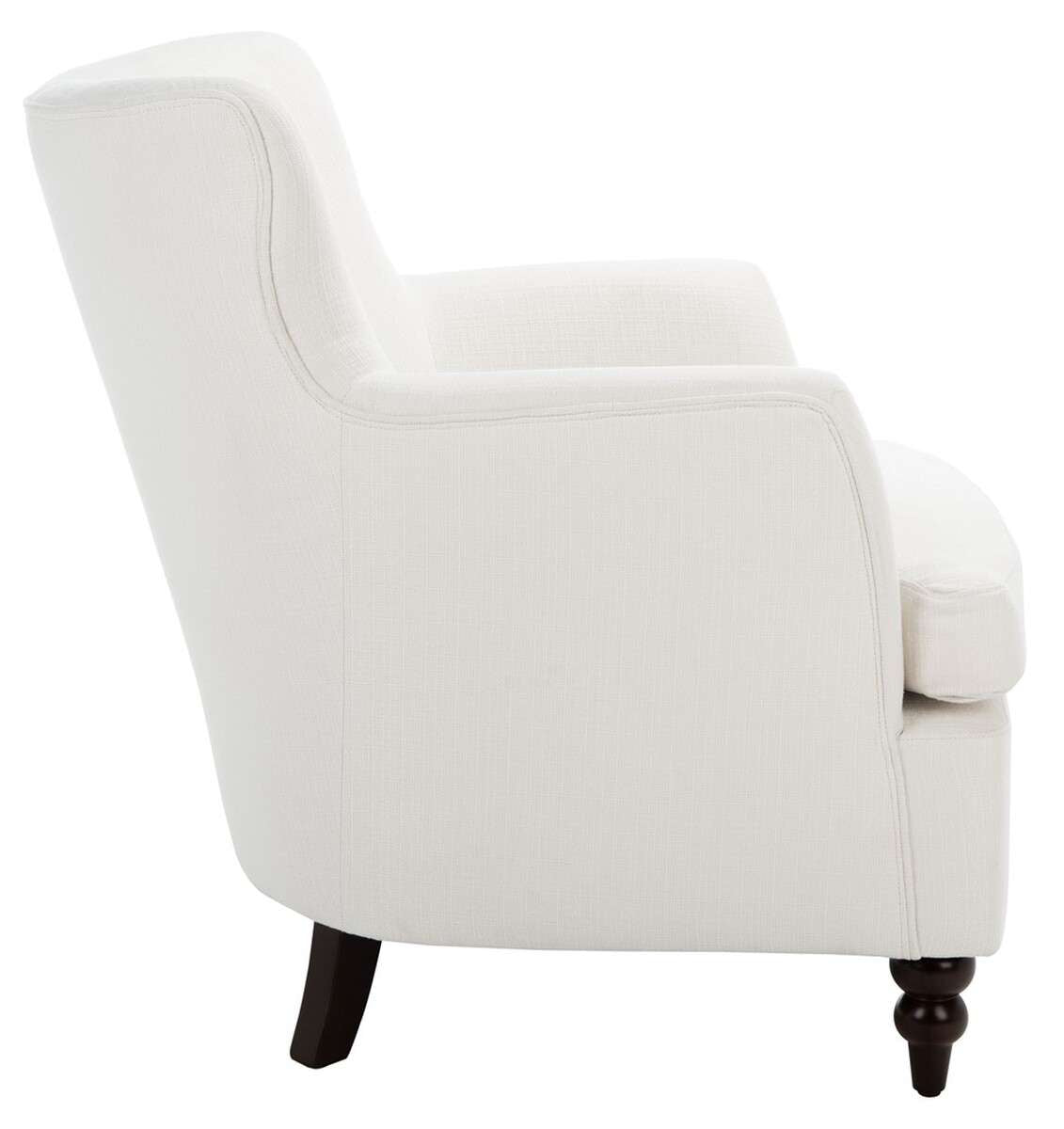 Safavieh Levin Accent Chair - White | Accent Chairs | Modishstore - 4